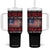 Jesus Is My Savior Trump Is My President Tumbler With Handle American Flag Christian TB10 One Size: 40 oz Black Print Your Wear