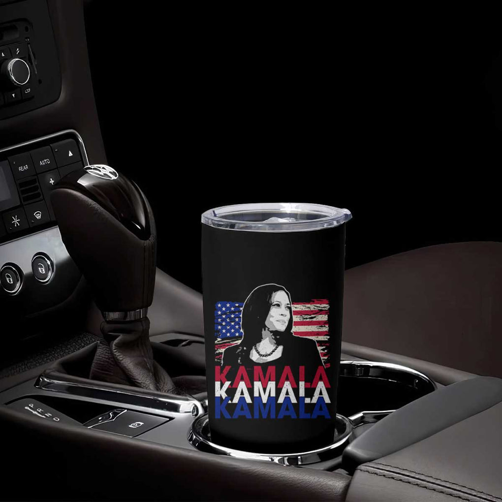 Kamala Madam President Tumbler Cup Harris 2024 American Flag TB10 Print Your Wear