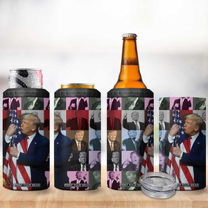 Donald Trump 2024 4 in 1 Can Cooler Tumbler 45 47 President Eras 4547 Take American Back TB10 Print Your Wear