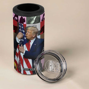 Donald Trump 2024 4 in 1 Can Cooler Tumbler 45 47 President Eras 4547 Take American Back TB10 Print Your Wear