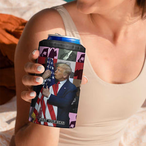 Donald Trump 2024 4 in 1 Can Cooler Tumbler 45 47 President Eras 4547 Take American Back TB10 Print Your Wear