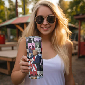 Donald Trump 2024 Skinny Tumbler 45 47 President Eras 4547 Take American Back TB10 Print Your Wear