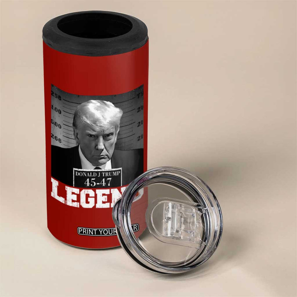 Trump Mug Shot 4 in 1 Can Cooler Tumbler Make Coffee Great Again Mugshot Trump Coffee Mugs Gifts TB10 Print Your Wear
