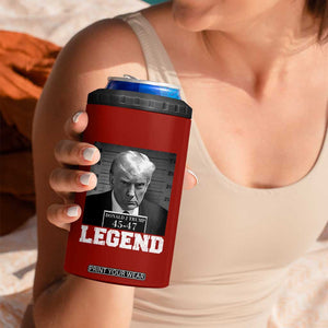 Trump Mug Shot 4 in 1 Can Cooler Tumbler Make Coffee Great Again Mugshot Trump Coffee Mugs Gifts TB10 Print Your Wear
