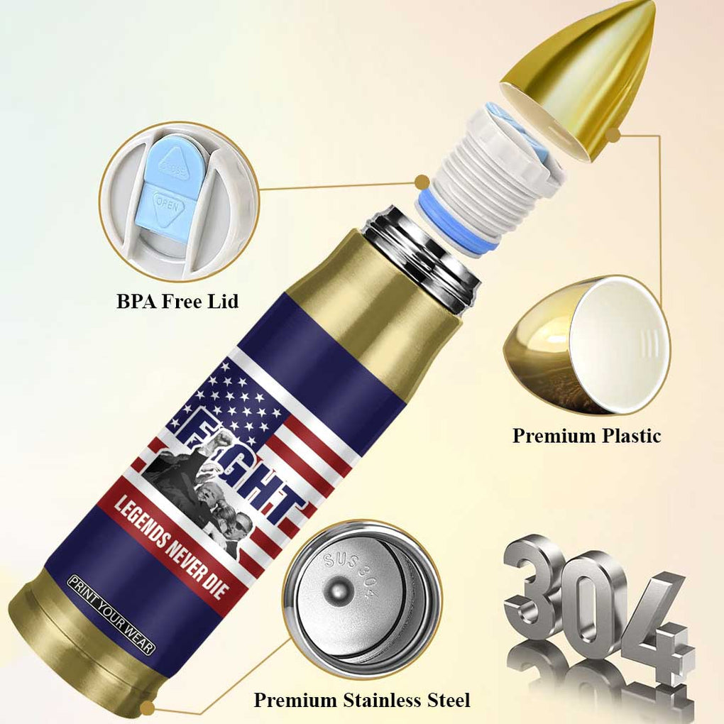 2024 Unstoppable Trump Survived Assassination Attempt Survivor Bullet Tumbler Legend Never Die You Missed Trump Fight Fist Pump American Flag TB10 Print Your Wear