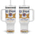 Mexican Dad Husband Beer Tumbler With Handle El Papa Mas Chingon Fathers day, Dia del Padre TB10 One Size: 40 oz White Print Your Wear