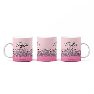 Personalized Wildflower Coffee Mug Custom Name Gift For Women TB10 Print Your Wear