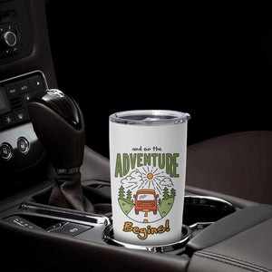 Goodbye Gifts Tumbler Cup And So The Adventure Begins Coworker Leaving Farewell Gift TB10 Print Your Wear