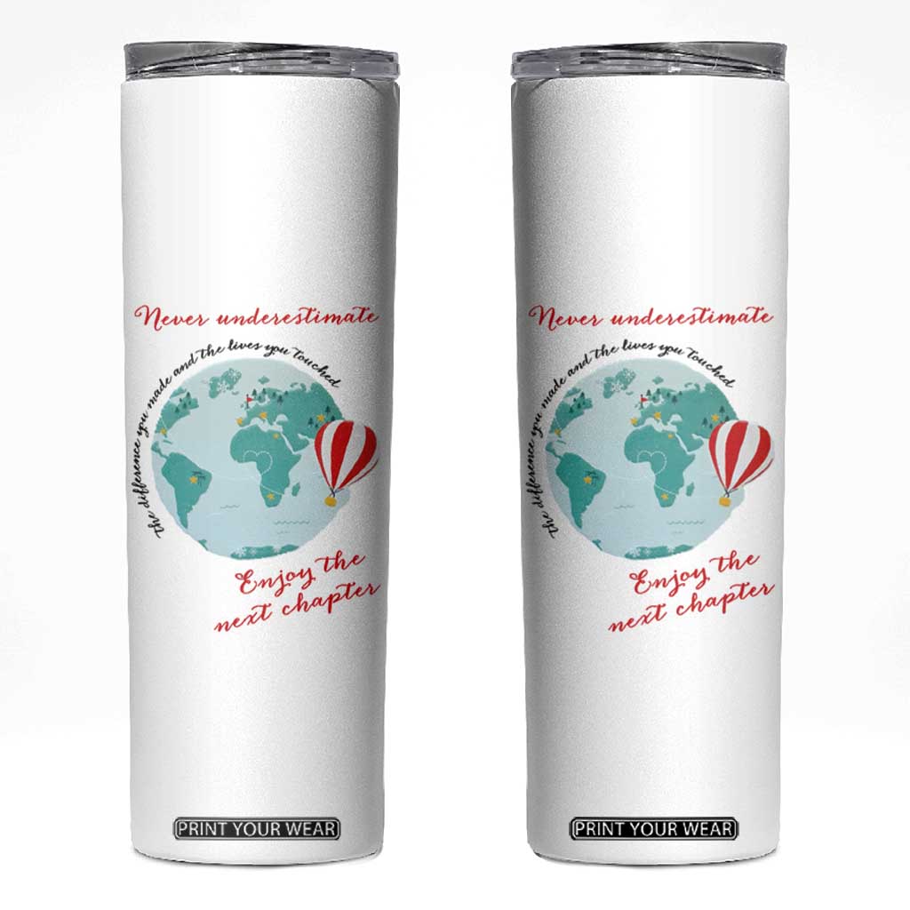 Retirement Gifts for Women 2024 Skinny Tumbler Coworker Leaving Farewell Gifts For Boss Coworkers Friends TB10 White Print Your Wear
