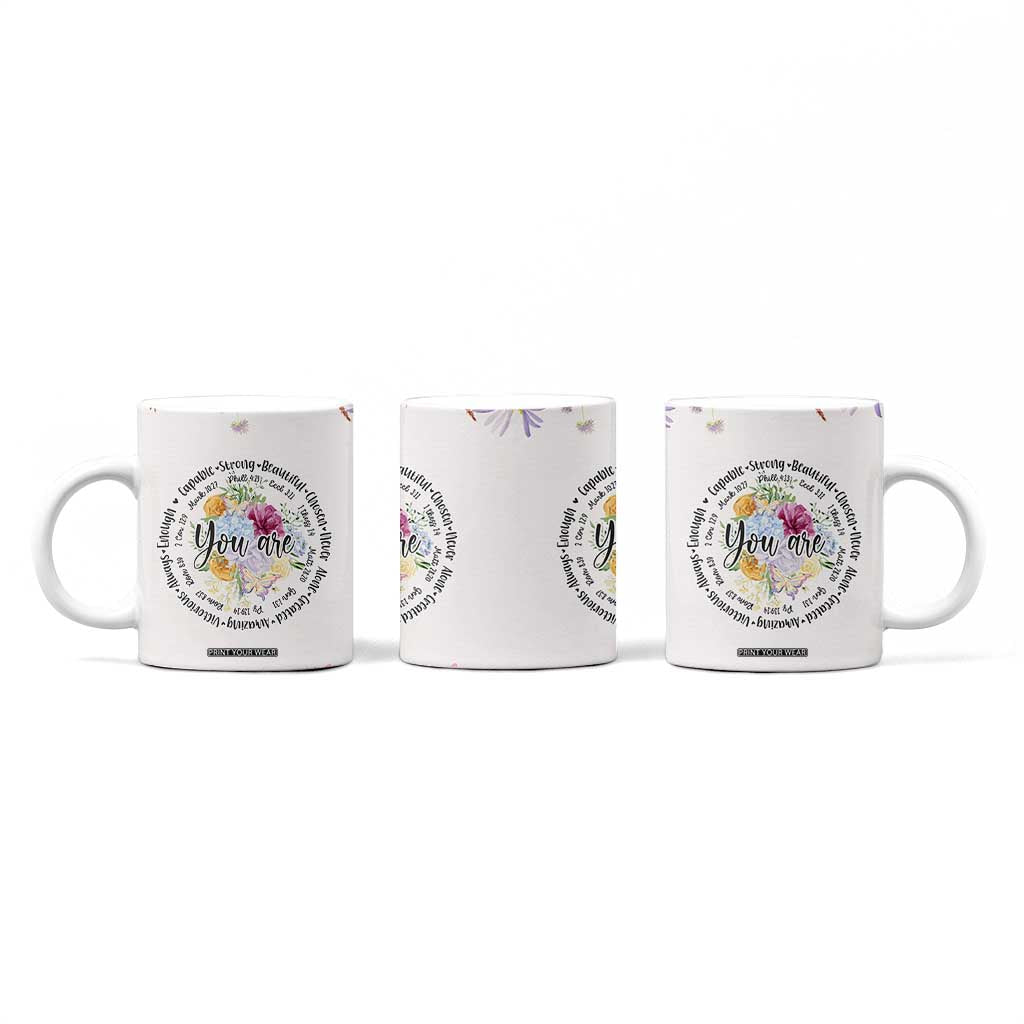 Christian Gifts for Women Coffee Mug Inspirational Religious Present Faith Jesus God Bible Verse Gift TB10 Print Your Wear