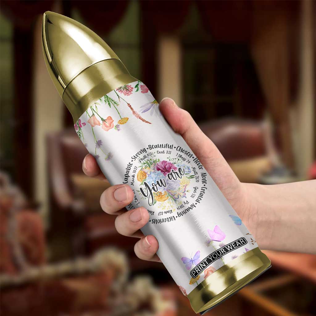 Christian Gifts for Women Bullet Tumbler Inspirational Religious Present Faith Jesus God Bible Verse Gift TB10 Print Your Wear