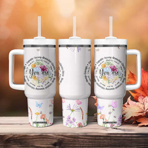 Christian Gifts for Women Tumbler With Handle Inspirational Religious Present Faith Jesus God Bible Verse Gift TB10 Print Your Wear