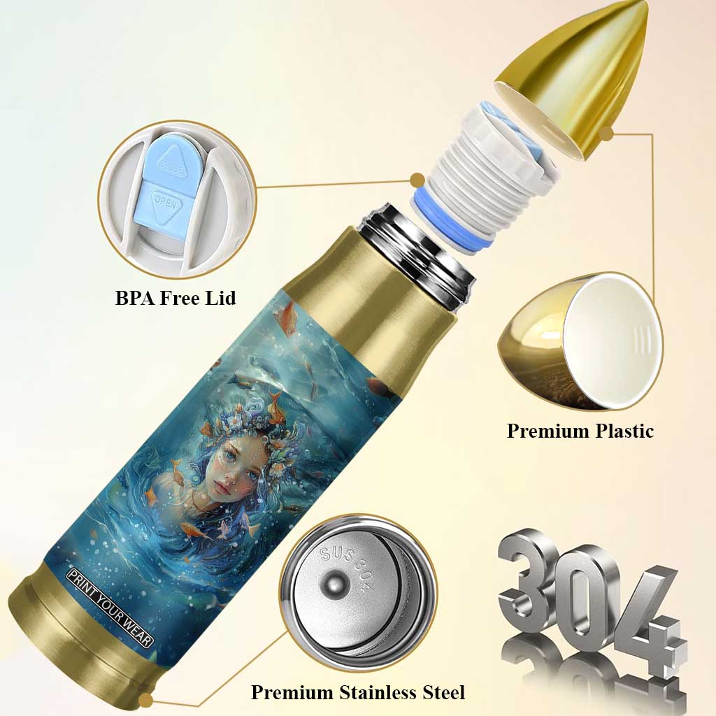 Beach Lovers Gifts For Women Bullet Tumbler Some Girls Are Just Born With The Beach In Their Souls TB10 Print Your Wear
