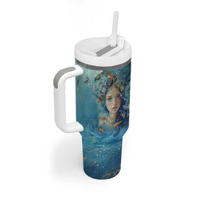 Beach Lovers Gifts For Women Tumbler With Handle Some Girls Are Just Born With The Beach In Their Souls TB10 Print Your Wear
