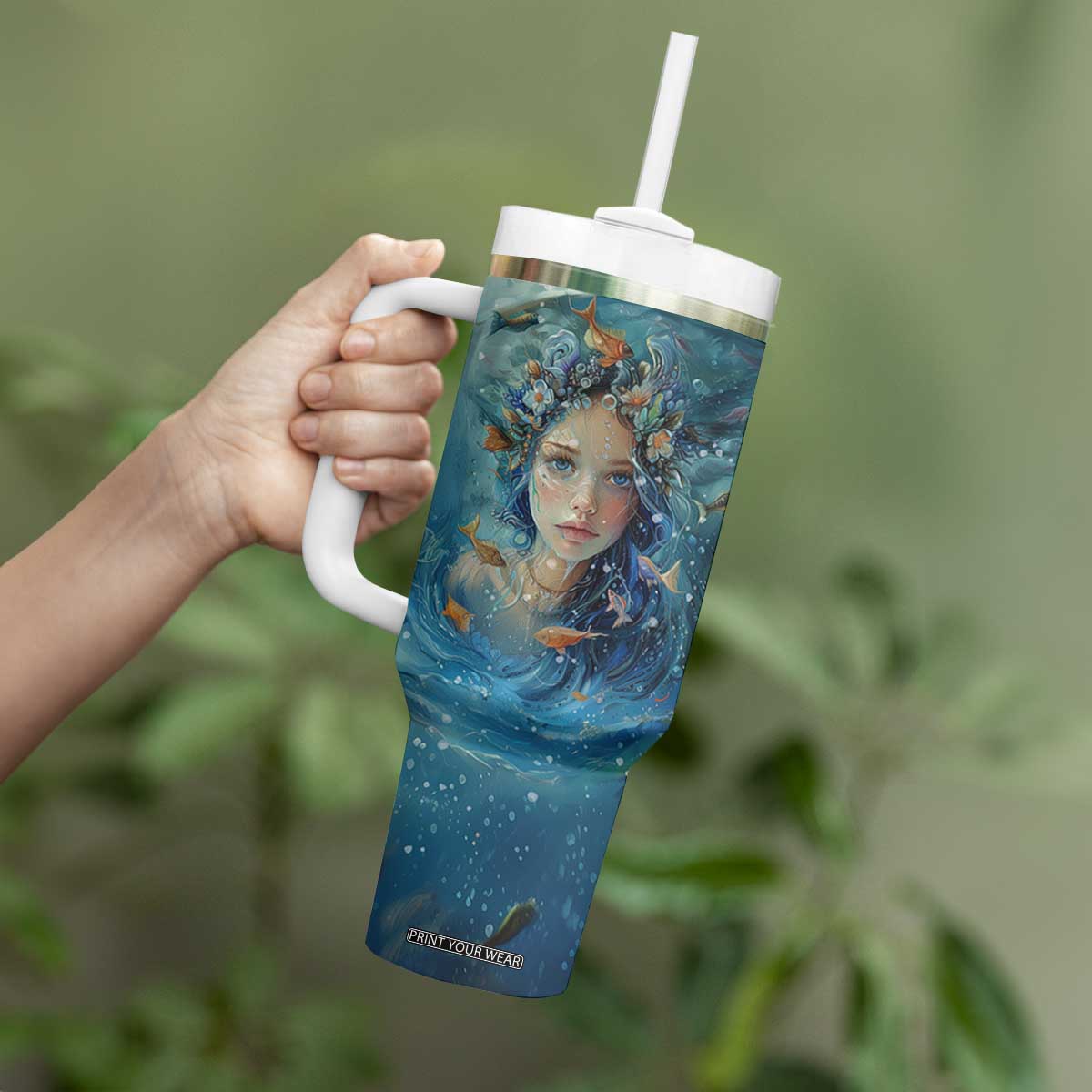 Beach Lovers Gifts For Women Tumbler With Handle Some Girls Are Just Born With The Beach In Their Souls TB10 Print Your Wear