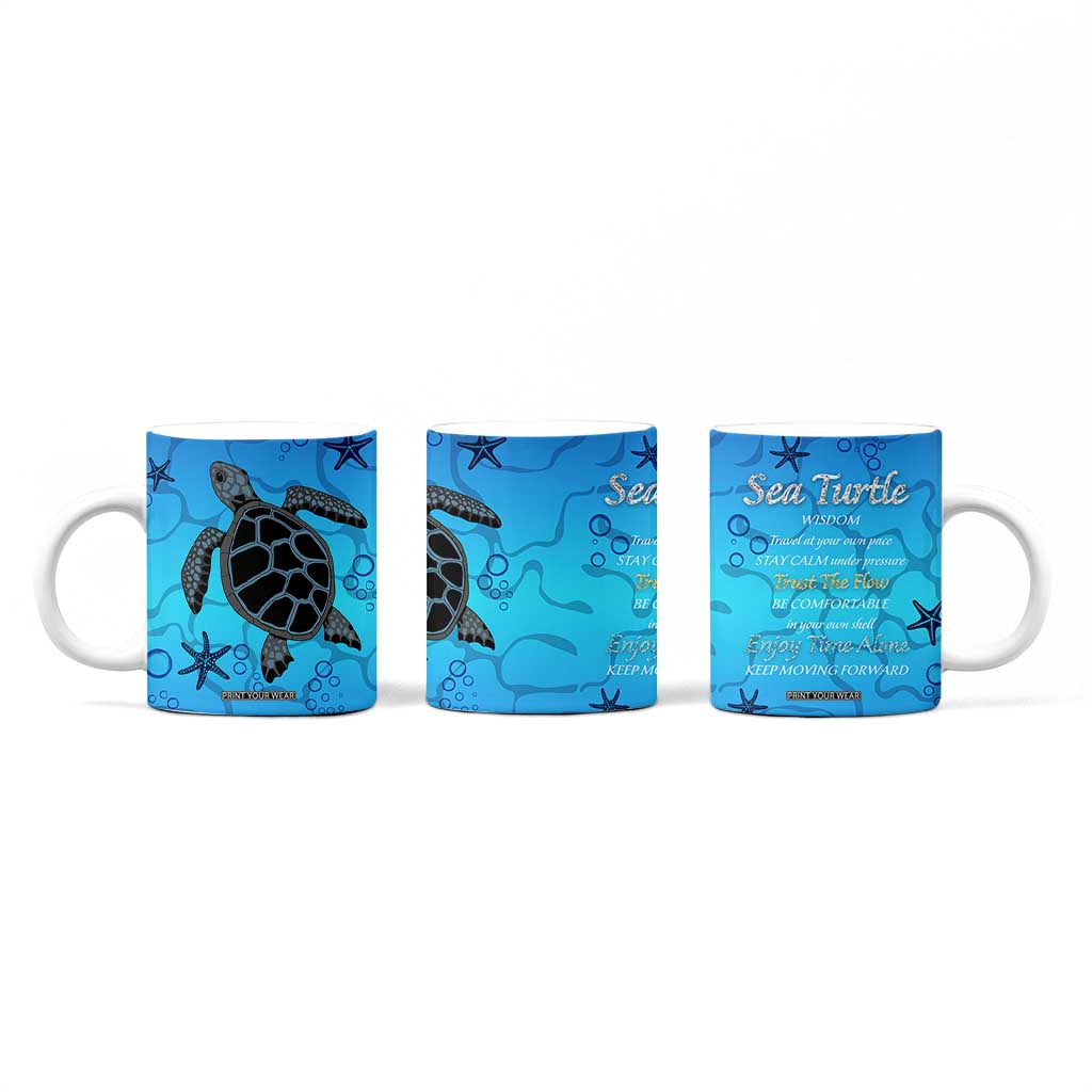 Sea Turtle Gifts For Women Coffee Mug Ocean Beach Themed Animal Lover Gift TB10 Print Your Wear