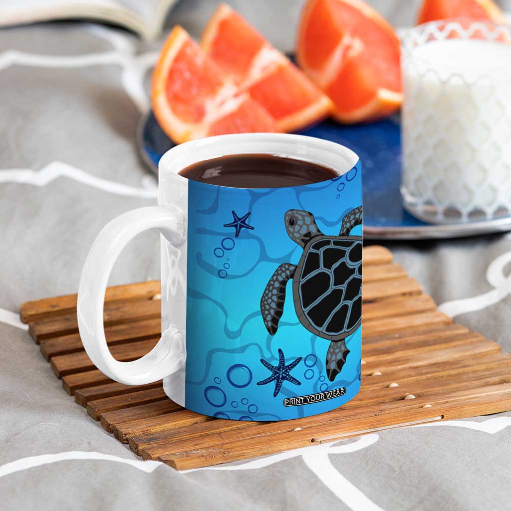 Sea Turtle Gifts For Women Coffee Mug Ocean Beach Themed Animal Lover Gift TB10 Print Your Wear