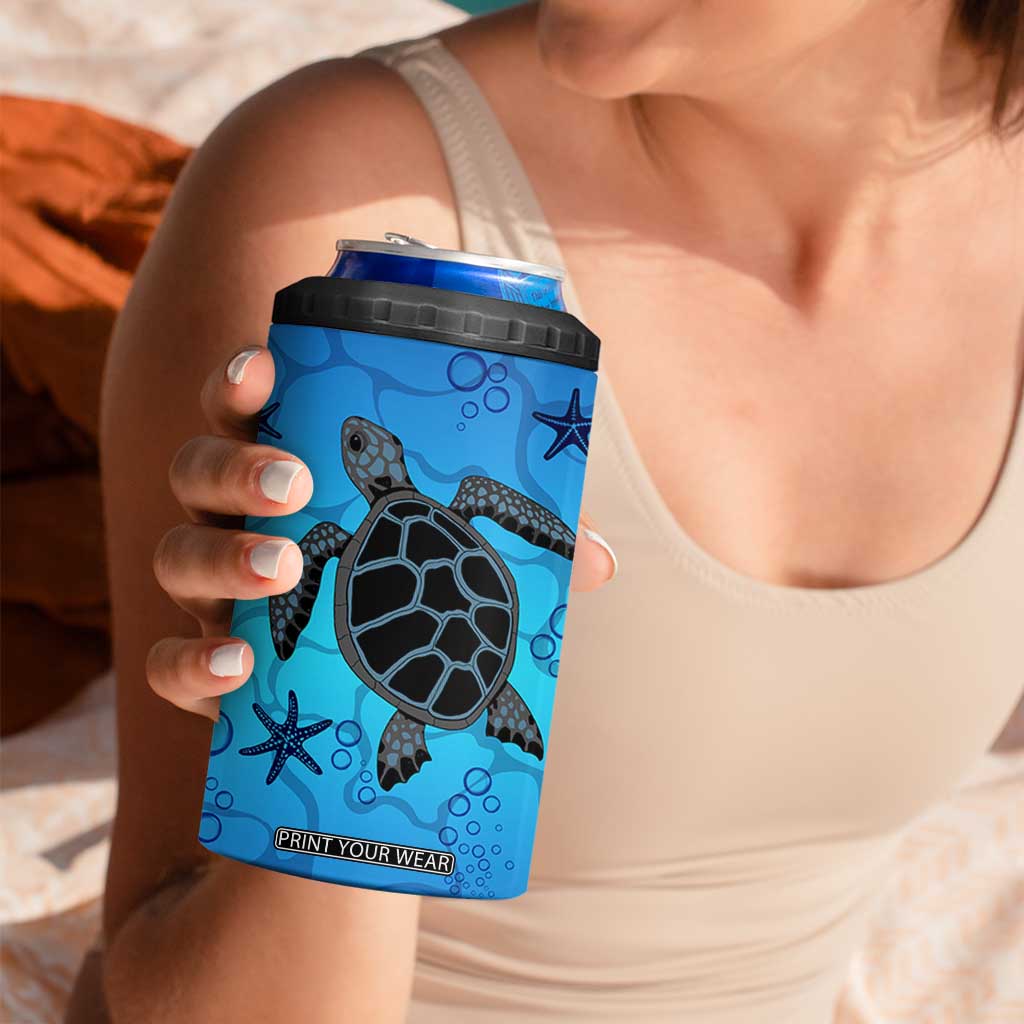 Sea Turtle Gifts For Women 4 in 1 Can Cooler Tumbler Ocean Beach Themed Animal Lover Gift TB10 Print Your Wear