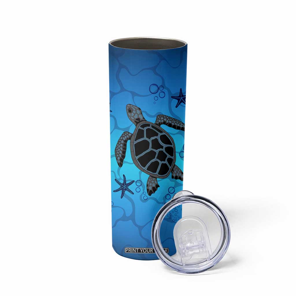 Sea Turtle Gifts For Women Skinny Tumbler Ocean Beach Themed Animal Lover Gift TB10 Print Your Wear
