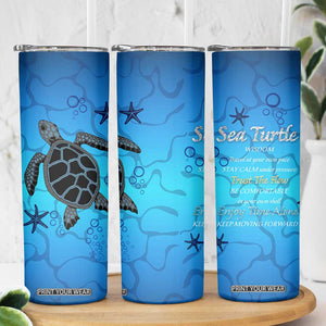 Sea Turtle Gifts For Women Skinny Tumbler Ocean Beach Themed Animal Lover Gift TB10 Print Your Wear