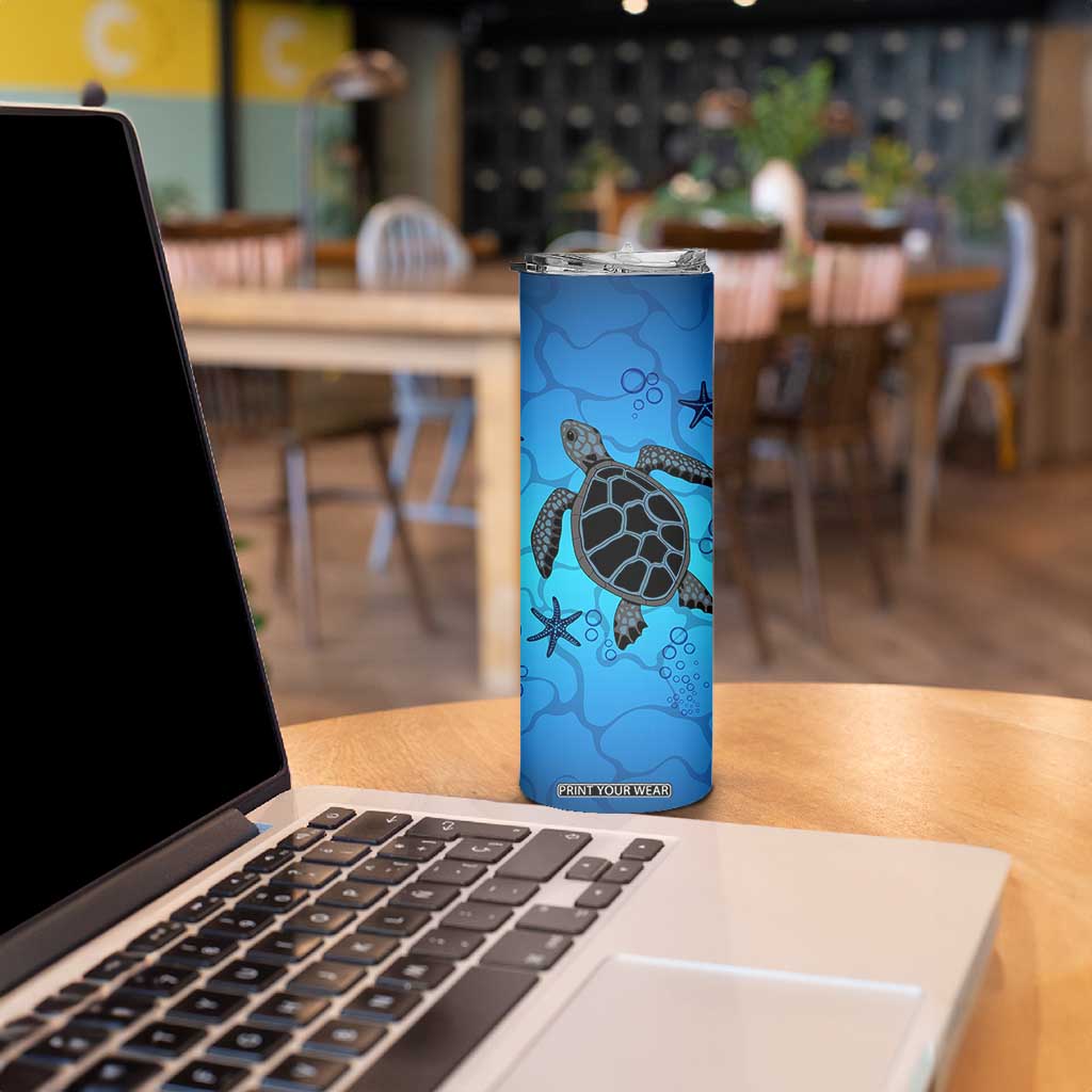 Sea Turtle Gifts For Women Skinny Tumbler Ocean Beach Themed Animal Lover Gift TB10 Print Your Wear