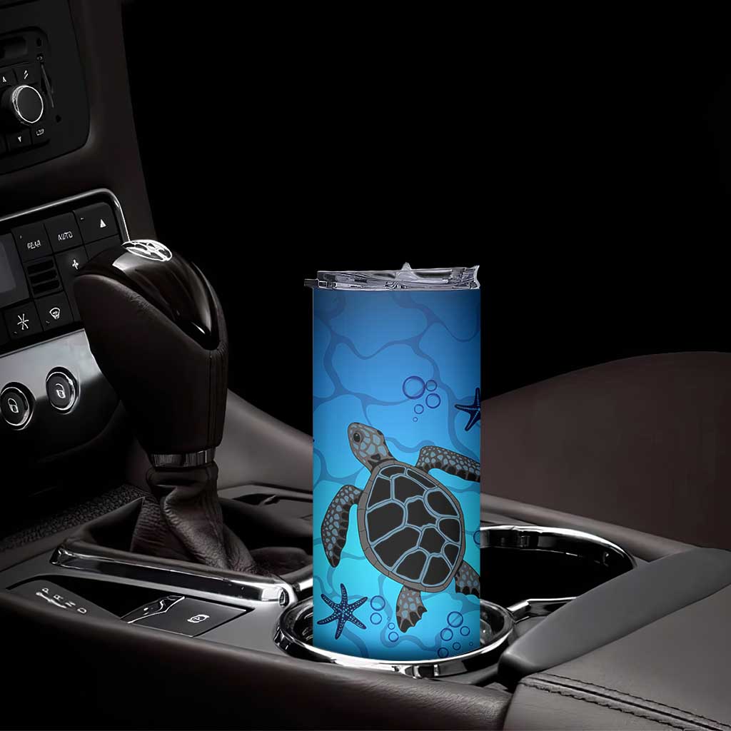 Sea Turtle Gifts For Women Skinny Tumbler Ocean Beach Themed Animal Lover Gift TB10 Print Your Wear