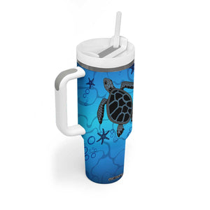 Sea Turtle Gifts For Women Tumbler With Handle Ocean Beach Themed Animal Lover Gift TB10 Print Your Wear