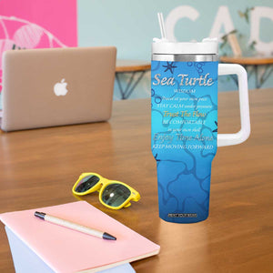 Sea Turtle Gifts For Women Tumbler With Handle Ocean Beach Themed Animal Lover Gift TB10 Print Your Wear