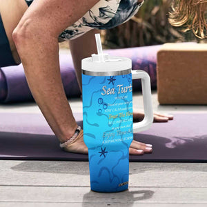 Sea Turtle Gifts For Women Tumbler With Handle Ocean Beach Themed Animal Lover Gift TB10 Print Your Wear