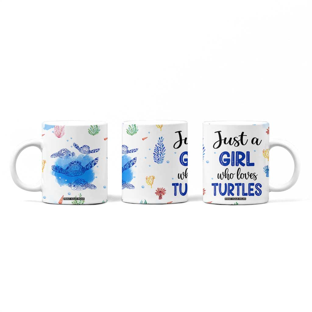 Gifts For Sea Turtle Lovers Coffee Mug Cute Animal Lover Gifts For Women Girl TB10 Print Your Wear