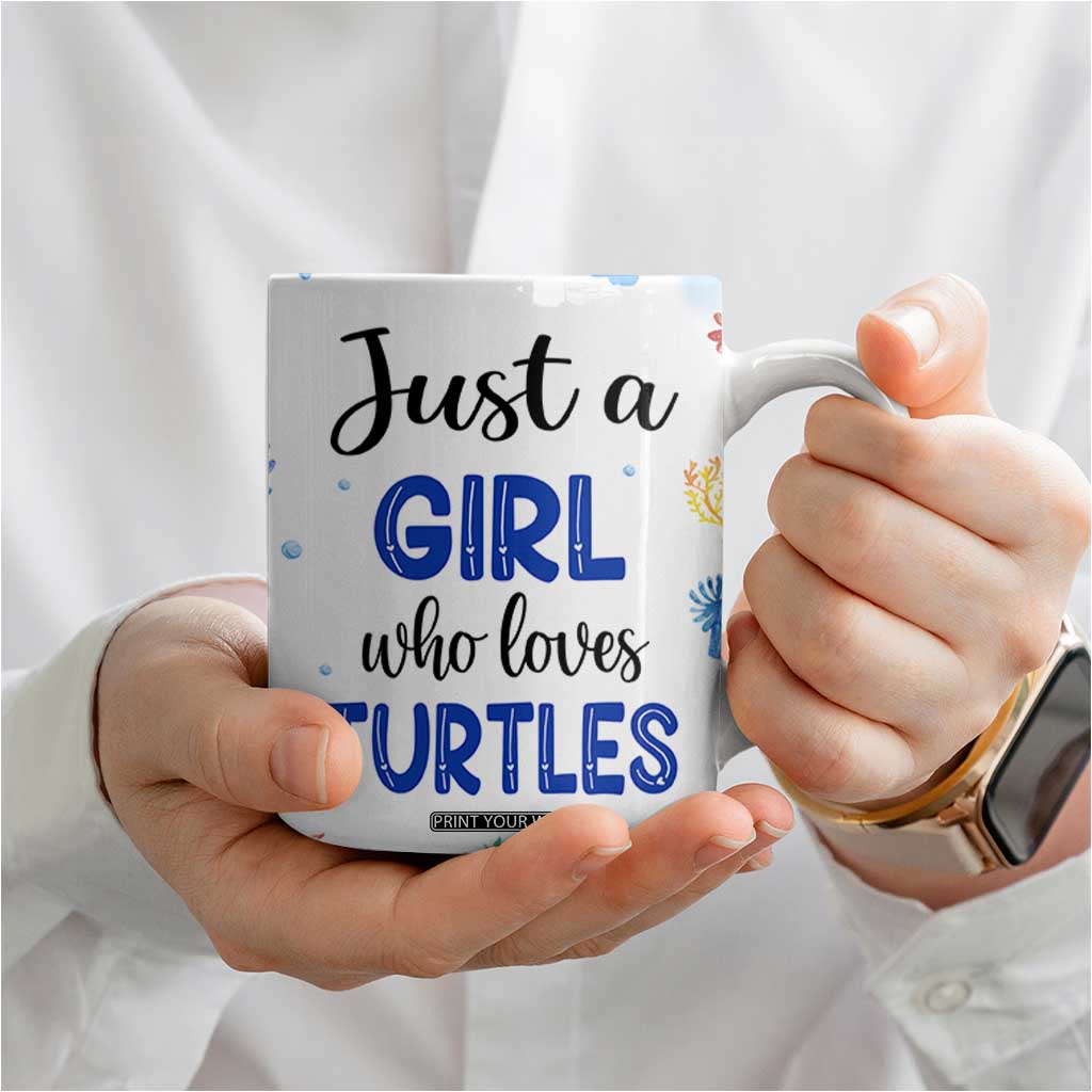 Gifts For Sea Turtle Lovers Coffee Mug Cute Animal Lover Gifts For Women Girl TB10 Print Your Wear