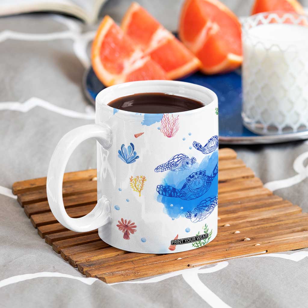 Gifts For Sea Turtle Lovers Coffee Mug Cute Animal Lover Gifts For Women Girl TB10 Print Your Wear