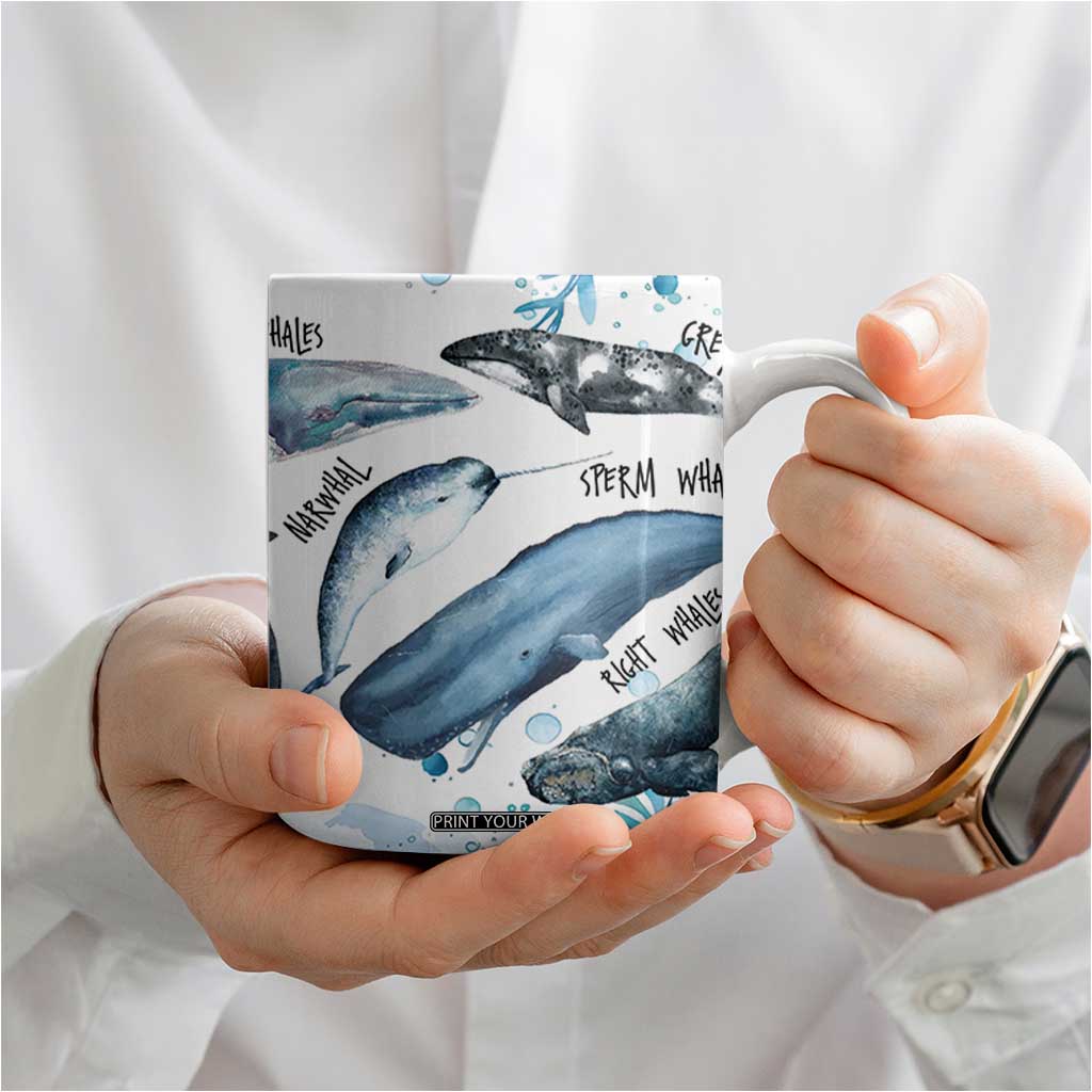 Shark Lovers Coffee Mug Ocean Animal Species Of Sharks TB10 Print Your Wear