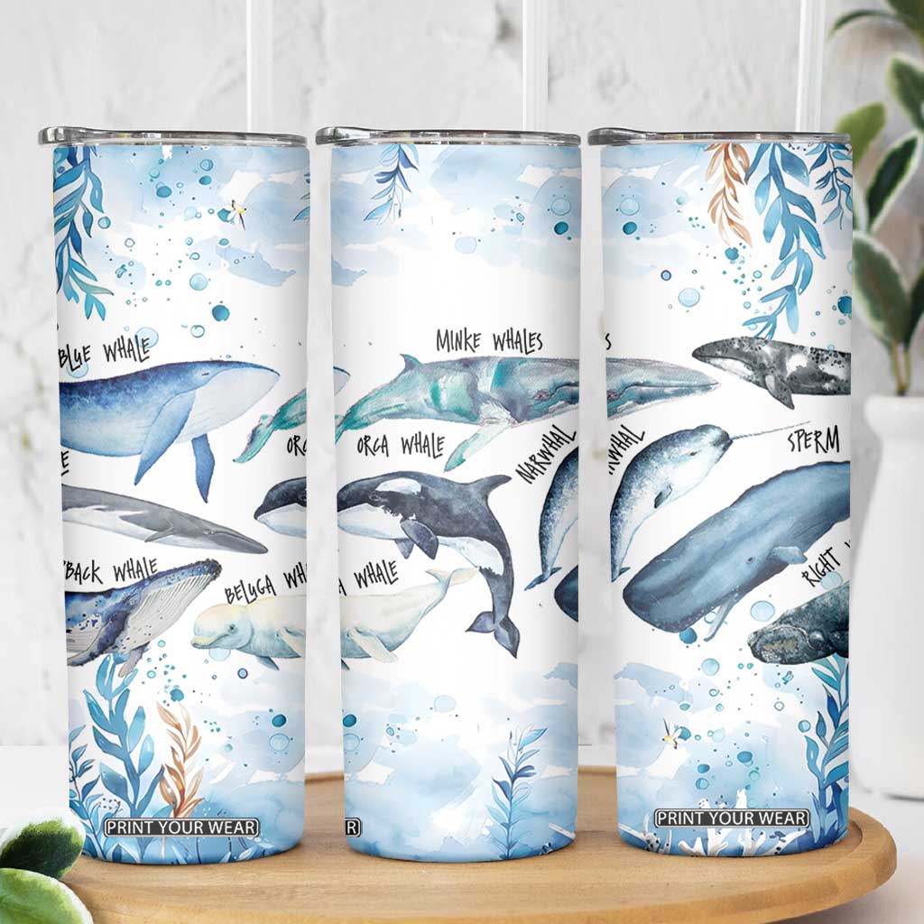Shark Lovers Skinny Tumbler Ocean Animal Species Of Sharks TB10 Print Your Wear