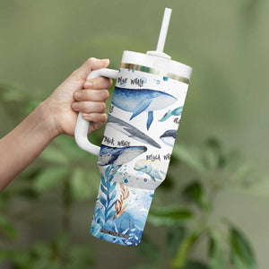 Shark Lovers Tumbler With Handle Ocean Animal Species Of Sharks TB10 Print Your Wear