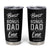 Best Bonus Dad Ever Tumbler Cup Stepdad Stepped Up Dads Daddy Fathers Day Presents TB10 Black Print Your Wear