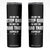 Bonus Dad Gifts Skinny Tumbler Funny Not Step Dad Stepped Im Stepped Up Dads TB10 Black Print Your Wear