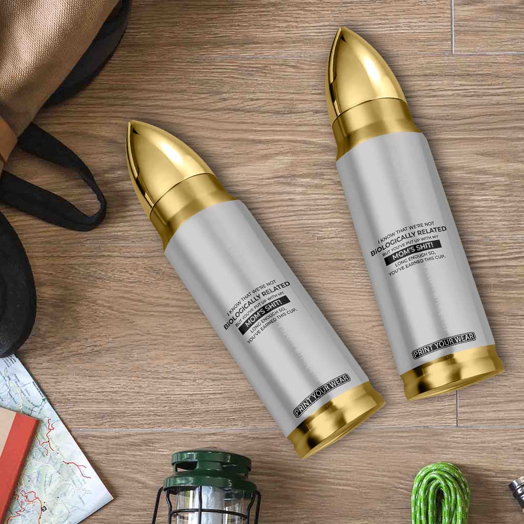 Funny Bonus Dad Gifts Bullet Tumbler Stepdad Fathers Day TB10 Print Your Wear