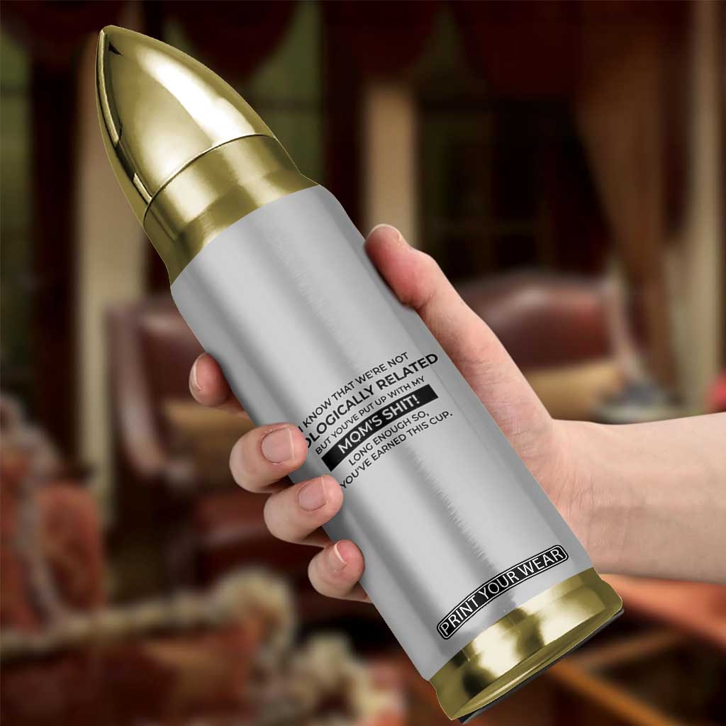 Funny Bonus Dad Gifts Bullet Tumbler Stepdad Fathers Day TB10 Print Your Wear