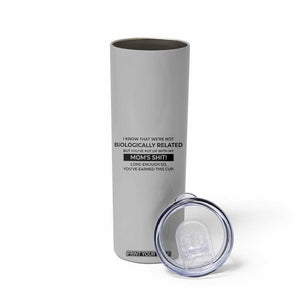 Funny Bonus Dad Gifts Skinny Tumbler Stepdad Fathers Day TB10 Print Your Wear