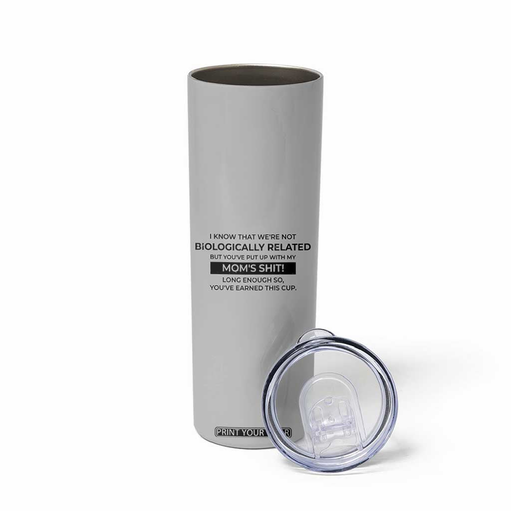 Funny Bonus Dad Gifts Skinny Tumbler Stepdad Fathers Day TB10 Print Your Wear