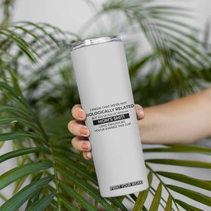 Funny Bonus Dad Gifts Skinny Tumbler Stepdad Fathers Day TB10 Print Your Wear