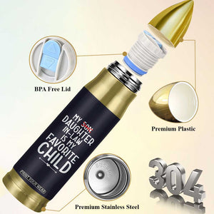 My Daughter In Law Is My Favorite Child Bullet Tumbler Fathers Day TB10 Print Your Wear
