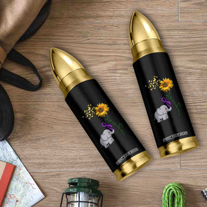 Alzheimer's Awareness Bullet Tumbler I Will Remember For You Support Alzheimer TB10 Print Your Wear