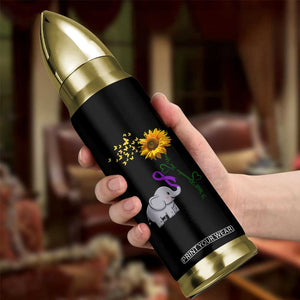 Alzheimer's Awareness Bullet Tumbler I Will Remember For You Support Alzheimer TB10 Print Your Wear