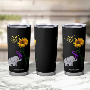 Alzheimer's Awareness Tumbler Cup I Will Remember For You Support Alzheimer TB10 Print Your Wear