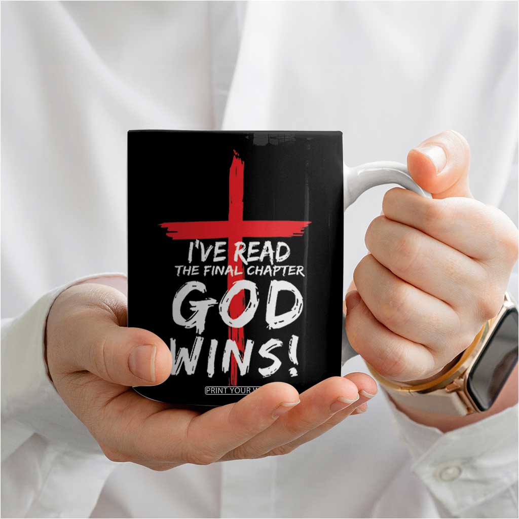 Christian Gifts Coffee Mug I've Read The Final Chapter God Wins Faith Cross TB10 Print Your Wear