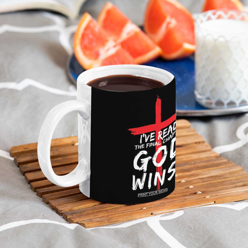 Christian Gifts Coffee Mug I've Read The Final Chapter God Wins Faith Cross TB10 Print Your Wear