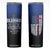 Christian Gifts for Men Skinny Tumbler Religious Cross US Flag Prayer Patriotic TB10 Navy Print Your Wear