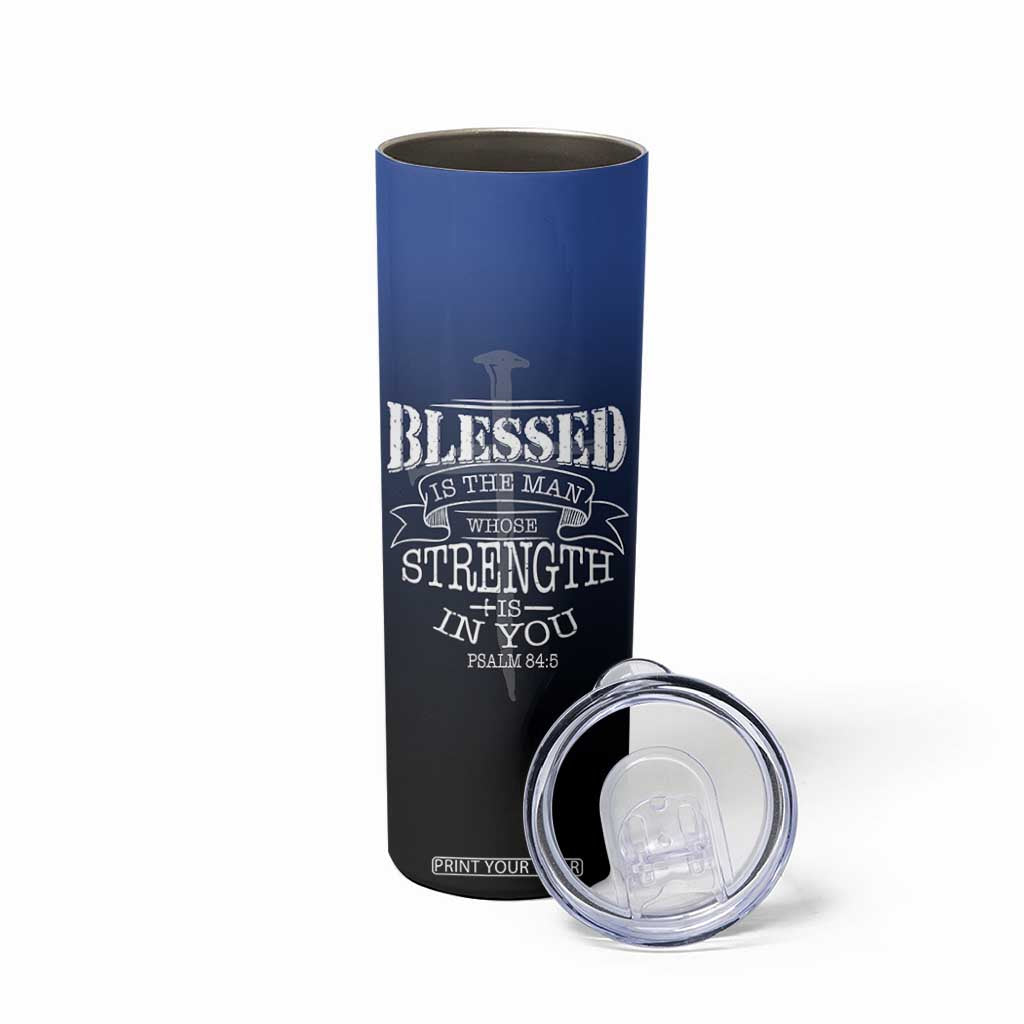 Christian Gifts for Men Skinny Tumbler Religious Cross US Flag Prayer Patriotic TB10 Print Your Wear